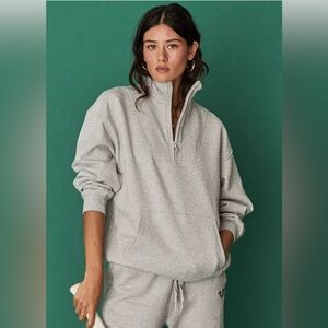 NWT THE UPSIDE Raquette Jerome Half Zip Crew XS S M L XL